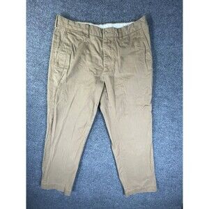 Polo Ralph Lauren Preston Pants Men's 34x32 Brown Straight Leg 100% Cotton